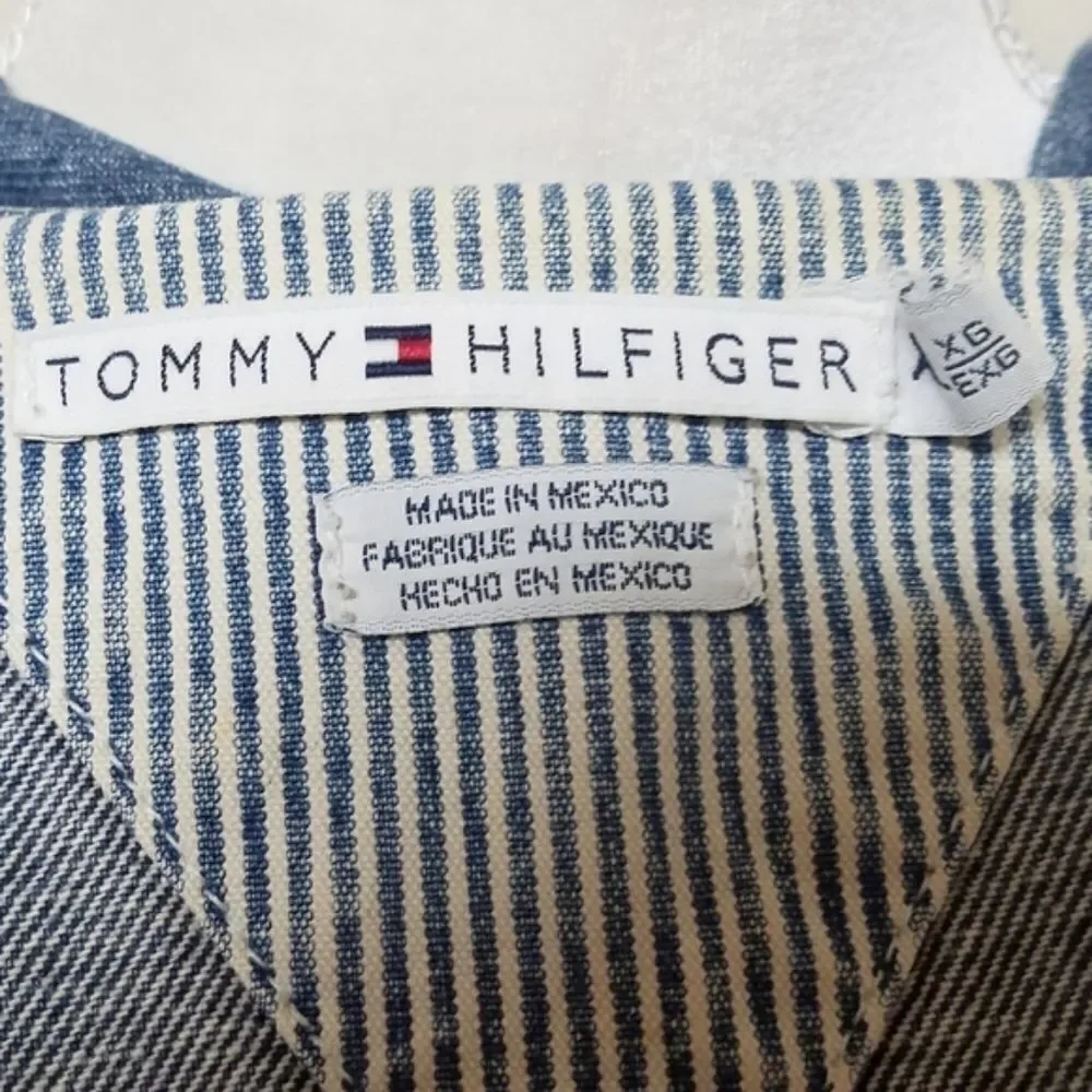 VINTAGE Y2K Tommy Hilfiger Goose Denim Jacket XL